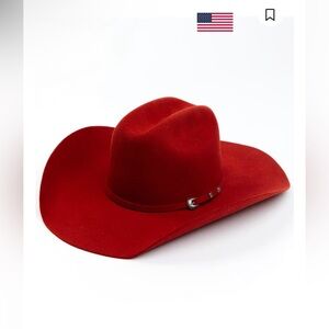 SERRATELLI 2X FELT COWBOY HAT - boot barn. NWT size 7 5/8